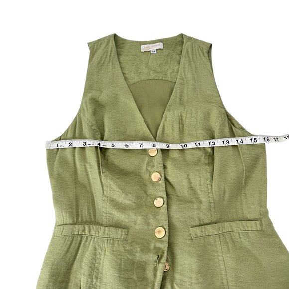 Ramy Brook Cosette Vest Green - Picture 5 of 12